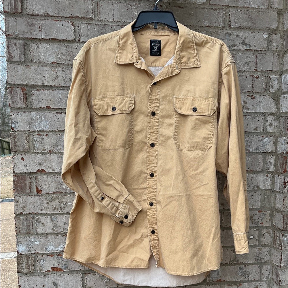 RedHead Button-Up Shirt in Soft Gold XXL
